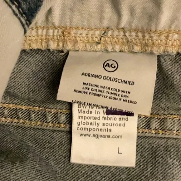 Ag Adriano Goldschmied
denim jacket.size large color denim blue - Picture 5 of 12